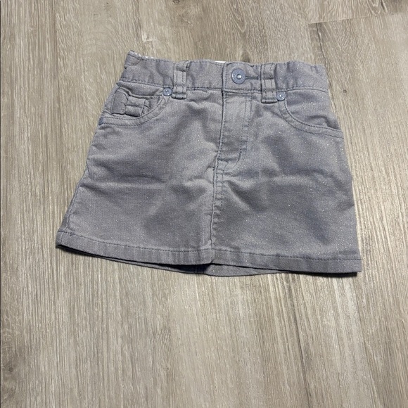 Gray Denim Mini Skirt - Picture 1 of 1